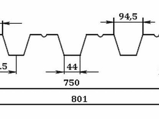 Профлист МП35 0.75 мм RAL 7004 Сигнальный Серый 2 - в «Монолит-Металлопрокат».