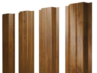 Штакетник П-образный В Монолит 0,45 Print Elite Golden Wood Golden Wood 0 - в «Монолит-Металлопрокат».