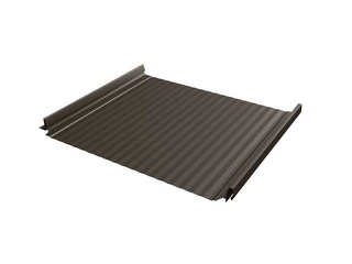 Фальцевая кровля Кликфальц Pro Gofr Grand Line 0,5 GreenCoat Pural BT, matt RR 32 Серо-Коричневый 0 - в «Монолит-Металлопрокат».