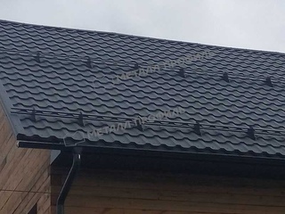 Металлочерепица Металл-Профиль Трамонтана-SL 0,5 VikingMP® E RR 32 Темно-коричневый 5 - в «Монолит-Металлопрокат».