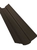 Планка ендовы верхней фигурной 70x70 0,5 Satin с пленкой RR 32 темно-коричневый - в «Монолит-Металлопрокат».