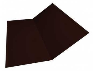 Планка ендовы нижней 300х300 0,45 Drap ST RR 32 (серо-зеленый) темно-коричневый 0 - в «Монолит-Металлопрокат».