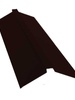 Планка конька плоского 115х30х115 0,5 Satin с пленкой RR 32 темно-коричневый ШК - в «Монолит-Металлопрокат».