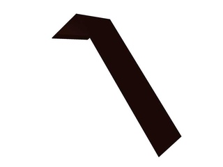 Планка лобовая/околооконная простая 190х50 0,5 Quarzit с пленкой RR 32 темно-коричневый 0 - в «Монолит-Металлопрокат».