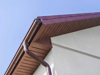 Софит металлический центральная перфорация 0,5 Satin Мatt RR 32 темно-коричневый 3 - в «Монолит-Металлопрокат».