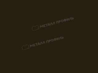 Штакетник Металл Профиль ELLIPSE-O 0,5 NormanMP RR 32 Темно-коричневый 1 - в «Монолит-Металлопрокат».
